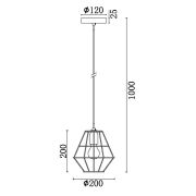 Подвесной светильник Freya FR4001PL-01CH