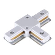 135143 PORT NT22 197 белый Соединитель с токопроводом «T» для однофазного двухжильного шинопровода IP20 220V