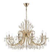 4977/10 HALL ODL23 627 золотой/хрусталь Люстра E14 10*40W VERSIA