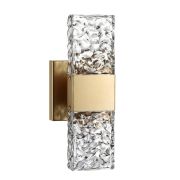 4364/5WL HIGHTECH ODL23 433 матовое золото/металл/стекло Настенный св-к IP20 LED 10W 612Лм 3000K RICCI