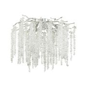 5004/8C HALL ODL23 000 серебристый/прозрачный металл/хрусталь Люстра потолочная G9 8*40W BANCHE