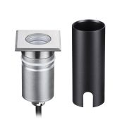 6661/1GB NATURE ODL24 000 черный/металл Встраиваемый грунтовый светильник IP67 LED 3W 4000K 60° 12V/24V INGRO (нужен драйвер 357781/357782)
