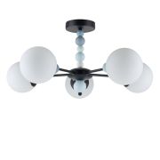 6526/5C MODERNI LN26 360 чёрный Люстра потолочная E14 5*40W 220V SUNDAY