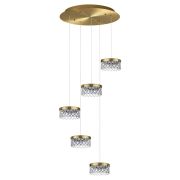 5032/30L L-VISION ODL24 000 античн.бронза/металл/акрил Люстра LED 30W 4000K 1958лм FIVRE