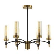 6538/6C CLASSI LN23 000 чёрный, латунь Люстра потолочная E14 6*40W 220V SHARON