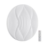 7686/DL PALE SN 000 Светильник пластик/белый LED 48Вт 3000-6000К D380 IP43 пульт ДУ HIMAR