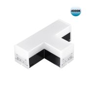 359115 OVER NT23 060 черный Светильник-соединитель «Т»- образный IP20 LED 10W 4000K 100-265V 900Лм BITS