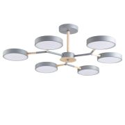 5651/99CL LEDIO LN26 347 серый, дерево Люстра потолочная LED 108W  3000/4000/6000К 220V BRAD