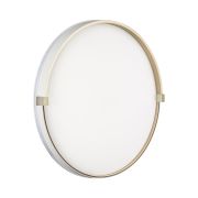 7646/DL PALE SN 189 Светильник пластик/белый/золотой LED 48Вт 4000К D390 IP43 OLIDI WHITE