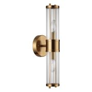 4946/2W DROPS ODL22 507 бронзовый/прозрачный/стекло Настенный светильник с выкл. E14 1*40W IP44 KEPA