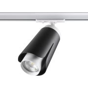 370836 PORT NT22 243 черный Светильник трековый однофазный трехжильный IP20 GU10 9W 220V TULIP