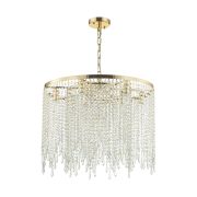 5028/9 MODERN ODL23 619 золотой/прозрачный металл/хрусталь Люстра E14 9*40W CHOKKA