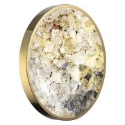 5079/50L L-VISION ODL24 209 зол/серо-бежевый/металл/натур.камень/акрил Настенный светильник с переключ.цветов.темпер. LED 50W 3000К/4000K/6000K BERGI