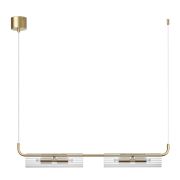 6560/4 SUSPENTIONI LN26 282 золотой/прозрачный/металл/стекло Подвес G9 4*20W 220V TORONTO