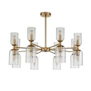 6586/16 MODERNI LN26 132 золото/прозрачный, металл/стекло Люстра подвесная E14 16*40W 220V KASSIA