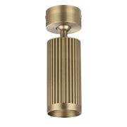 7013/1C HIGHTECH ODL25 331 Потолочный св-к поворотный на 360° металл/под латунь IP20 LED GU10 10W 220V MANCHESTER