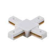Crystal Lux Соединитель X-образный (однофазный) Crystal Lux CLT 0.211 04 WH