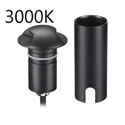 6662/2GL3 NATURE ODL25 691 черный/металл Встраиваемый грунтовый светильник IP67 LED 3W 3000K 75° 12V/24V WALD (нужен драйвер 357781/357782)