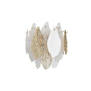 5052/3W HALL ODL24 607 золото/белый/прозрачный/металл/стекло/фарфор/металл Бра E14 3*40W LACE