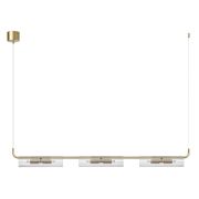 6560/6 SUSPENTIONI LN26 282 золотой/прозрачный/металл/стекло Подвес G9 6*20W 220V TORONTO