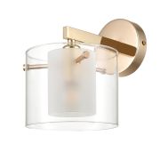 6587/1W MODERNI LN26 133 золото/прозрачный, металл/стекло Бра E14 1*40W 220V VERDI