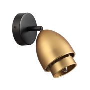 8001/1W MODERNI LN26 316 черный/античное золото металл/металл Настенный светильник Е14 40W 220V AVRORA