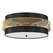 8003/6C MODERNI LN26 312 черный/черный, золотой металл/металл, текстиль Потолочный светильник Е27 6*60W 220V ANIMAISA