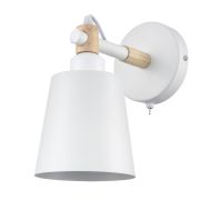 8097/1W MODERNI LN26 342 белый/белый металл, дерево/металл Бра Е27 1*60W 220V ROSALINA