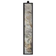 5078/35WL L-VISION ODL24 212 черн./серо-беж./металл/натур.камень/акрил Настен.светильн. со спотом LED 35W 3000K STOFLAKE