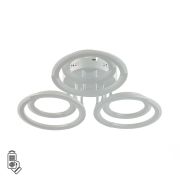 8028/80CL LEDIO LN25 000 белый, металл/акрил Потолочный светильник с ПДУ LED 80W 3000-6000К 220V OSAKA