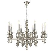 8107/8 MODERNI LN26 128 никель, металл Люстра Е14 8*40W 220V NANA