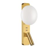 7050/5WL HIGHTECH ODL25 473 металл/металл бронза Настенный светильник IP20 LED 1*5W + 1*3W ALBERGO