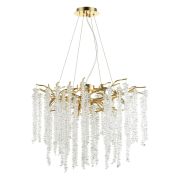 5005/8 HALL ODL23 617 золотой/прозрачный металл/хрусталь Люстра G9 8*40W BANCHE