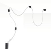 4391/30CL HIGHTECH ODL24 299 черный/металл/канат Настенно-потолочный светильник накладной (3 крепления в комплекте) IP20 LED 30W 1185Лм 4000K CORDA