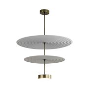 7035/20CA L-VISION ODL25 189 Потолочный светильник металл/фетр/акрил/бронза/белый/серый IP20 1*20W 3000K 220V FELT