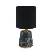 8170/1T COUNTY LN26 503 черный, керамика/текстиль Настольная лампа E14 1*40W 220V GIATA