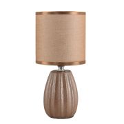 8171/1T COUNTY LN26 497 коричневый, керамика/текстиль Настольная лампа E14 1*40W 220V EVANA