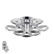 8239/9CL LEDIO LN25 000 хром, металл/пластик Люстра потолочная с ПДУ LED 120W 3000-6000K 220V RUANA