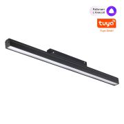 359482 SHINO NT24 134 черный Трековый низковольт. св-к диммир. со сменой цв.температуры, пульт ДУ/Tuya Smart Life IP20 LED 24W 48V 3000-6500K FLUM