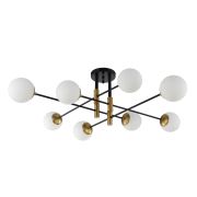 Crystal Lux Светильник потолочный Crystal Lux FIDEL PL8 BLACK
