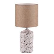 8141/1T MODERNI LN26 507 бежевый/коричневый, керамика/текстиль Настольная лампа Е27 1*60W 220V TERAZIO