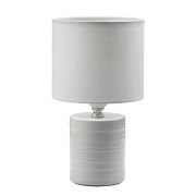 8144/1T MODERNI LN26 492 белый, керамика/текстиль Настольная лампа Е27 1*60W 220V TUALA
