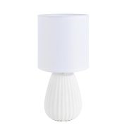8159/1T COUNTY LN26 502 белый, керамика/текстиль Настольная лампа E14 1*40W 220V ASELA