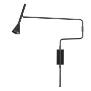 7031/1W HIGHTECH ODL25 271 Настенный светильник черн/металл/металл с выкл. IP20 LED GU10 9W 220V IZZY