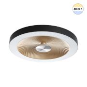 7753/25L MITRA LED SN 535 Светильник пластик/белый/черный/золотой LED 25Вт 4000K D400 IP54 QUANTUM