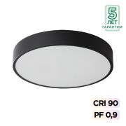 7758/36L MITRA LED SN 539 Светильник металл/акрил/черный LED (30Вт+6Вт) 4000K+4000K D400 IP20 подсветка QUASAR