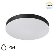 7760/36L MITRA LED SN 545 Светильник пластик/белый/черный LED 36Вт 4000K D400 IP54 GAMMA