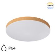 7761/36L MITRA LED SN 545 Светильник пластик/белый/под дерево LED 36Вт 4000K D400 IP54 GAMMA