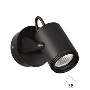 6647/10WL NATURE ODL24 000 черный/металл Настенный светильник IP54 LED 10W 4000K 38° AC85-265V STIMA