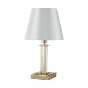 Crystal Lux Настольная лампа Crystal Lux NICOLAS LG1 GOLD/WHITE